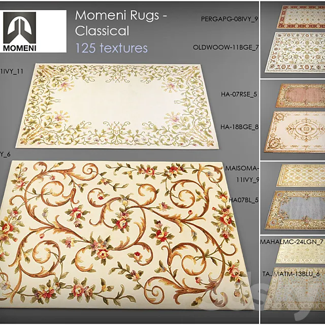 Momeni rugs – classical 3DSMax File