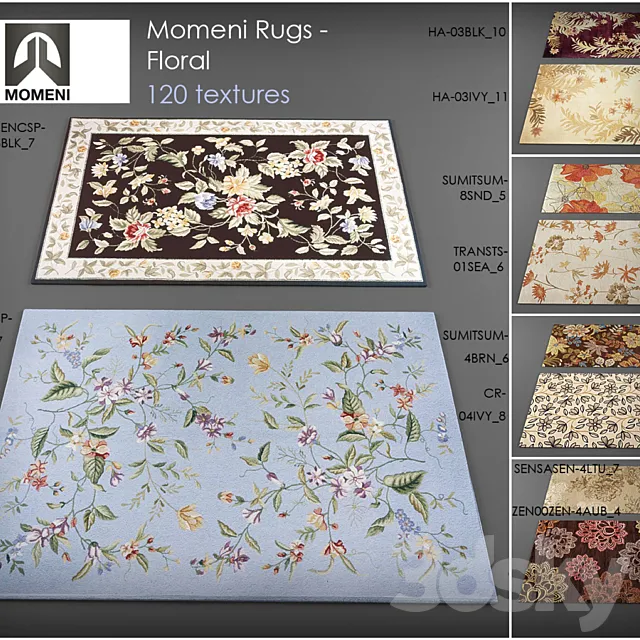 Momeni rugs – floral 3DSMax File