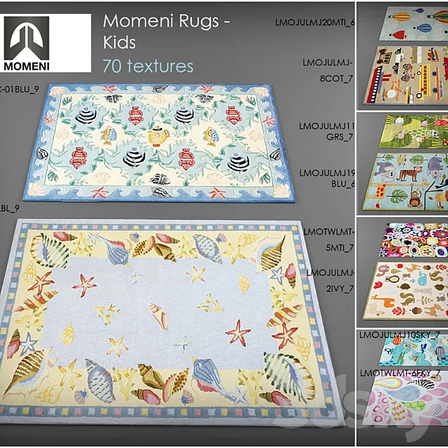 Momeni rugs – kids 3DSMax File