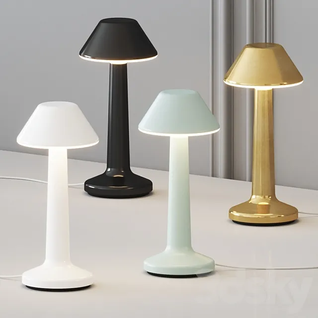 Moments 2 table lamp by Imagilights 3ds Max