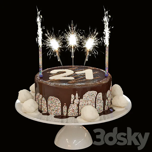 Mom’s cake 3ds Max