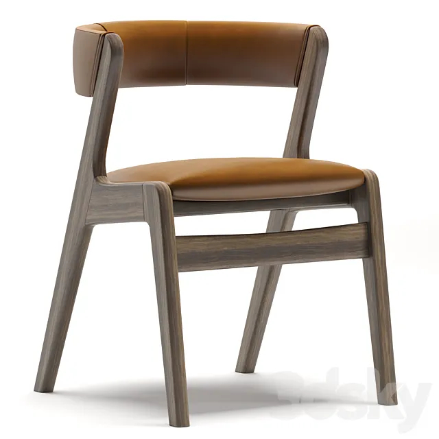 MONACO ash chair – Laskasas 3ds Max