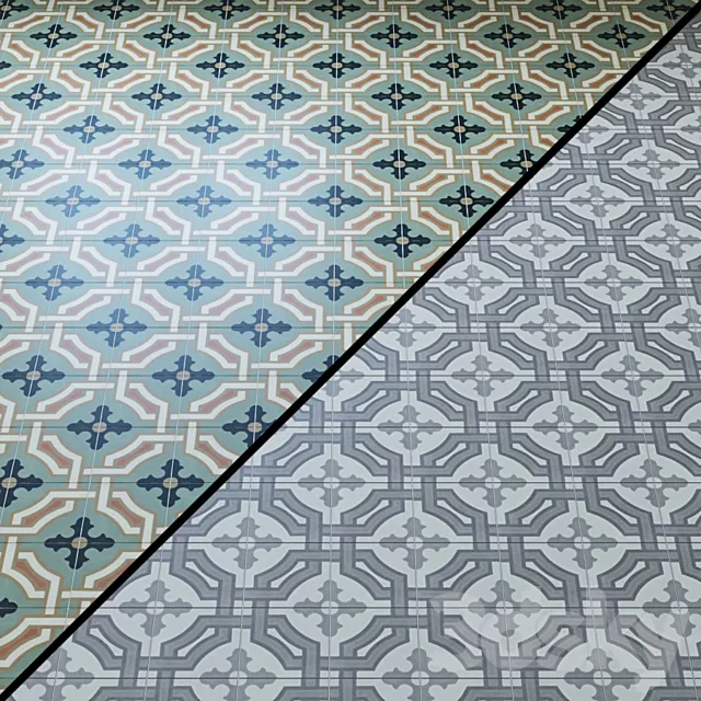 Monaco tile Oxford 3ds Max