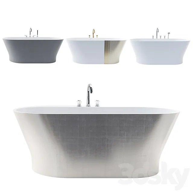 Monceau Bathtub 3ds Max