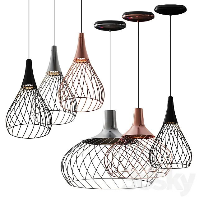 Mongolfier by Linea Light Group 3ds Max