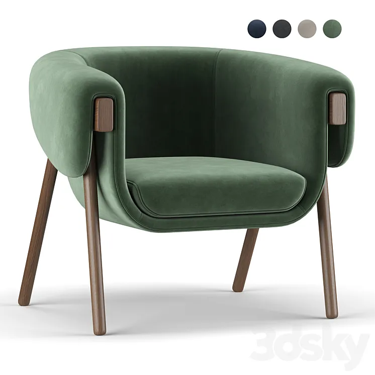 Monica armchair by bulo 3DS Max