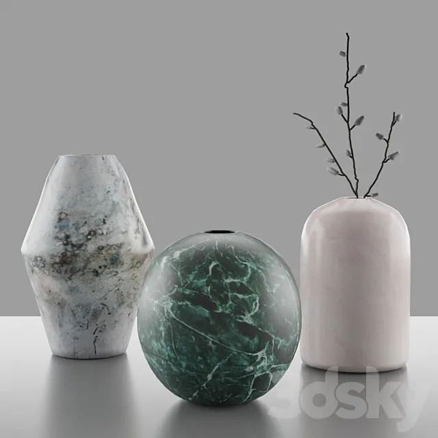 MONO vases By Salvatori 3DSMax File