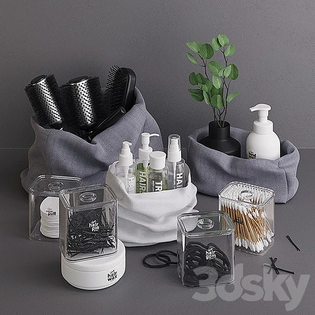 Monotone Haircare Set 3DS Max Model