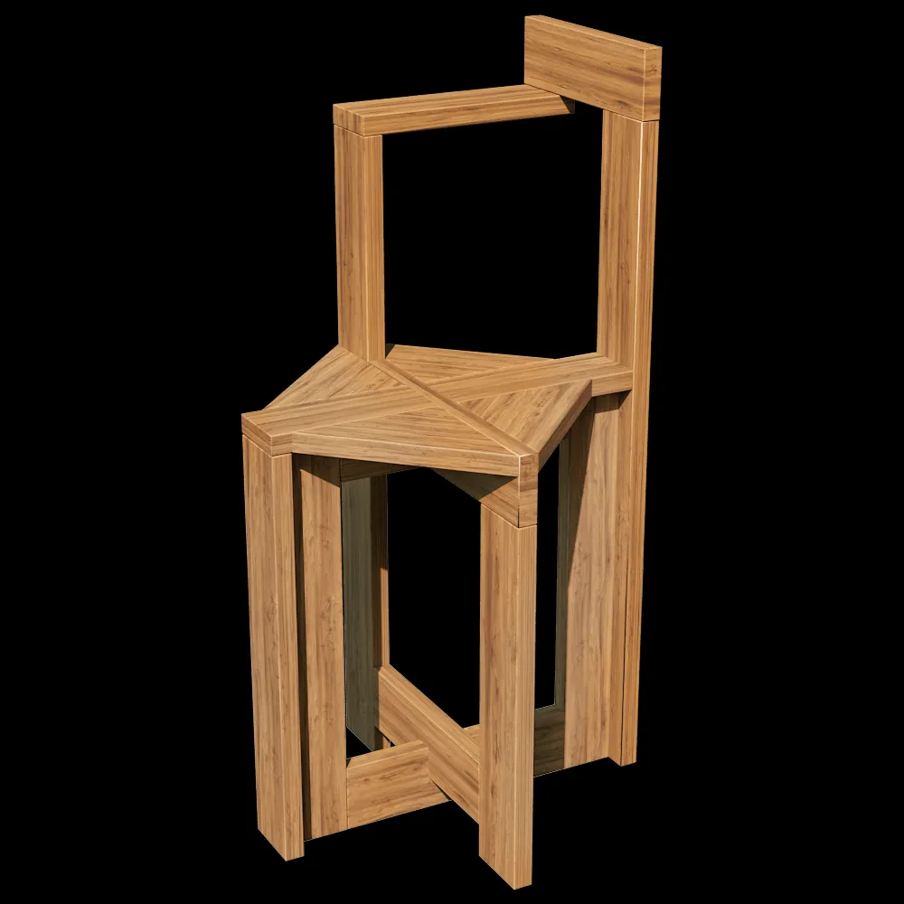 Monotropa – Chair Berber 3ds Max