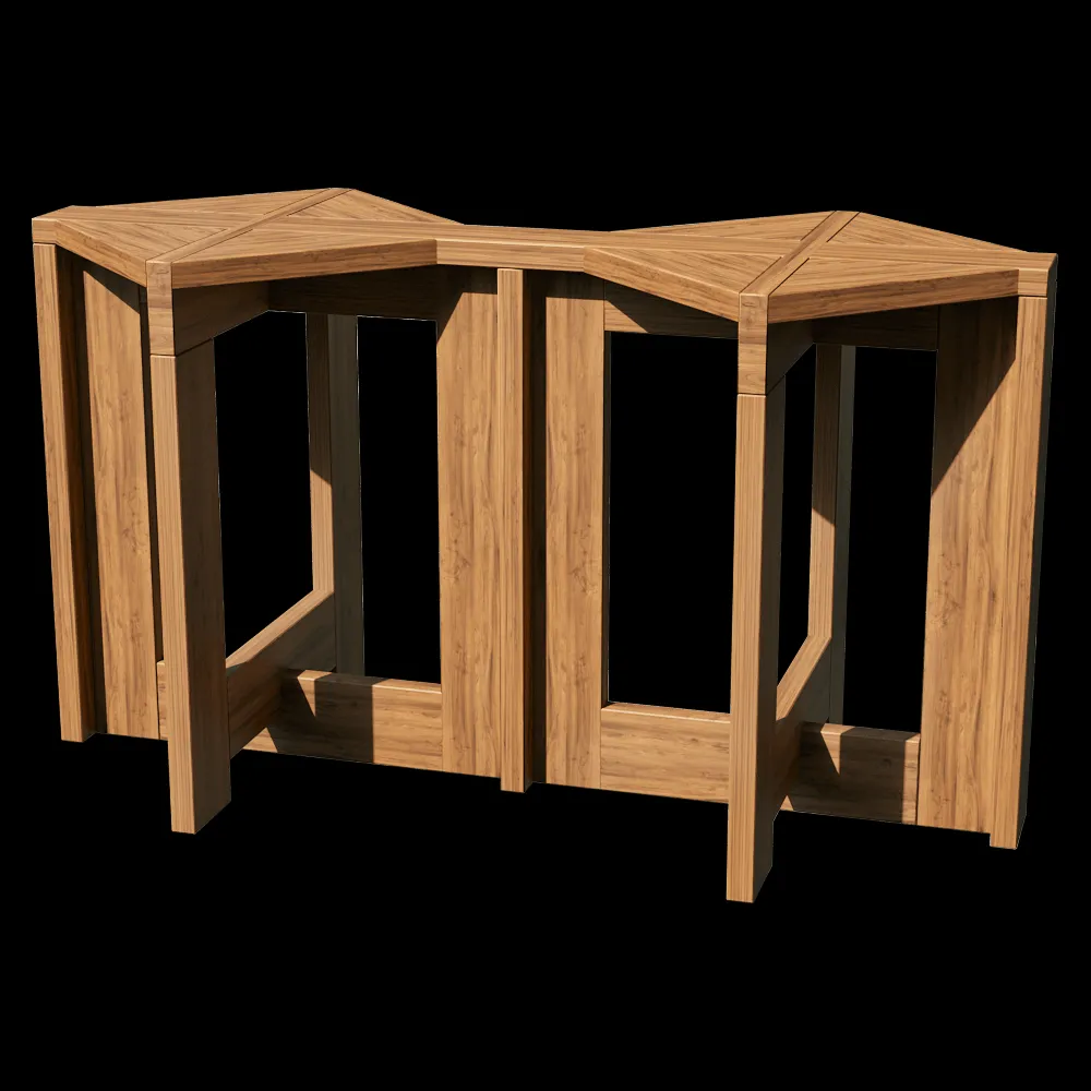 Monotropa – Chair Berber Double Stool 3ds Max