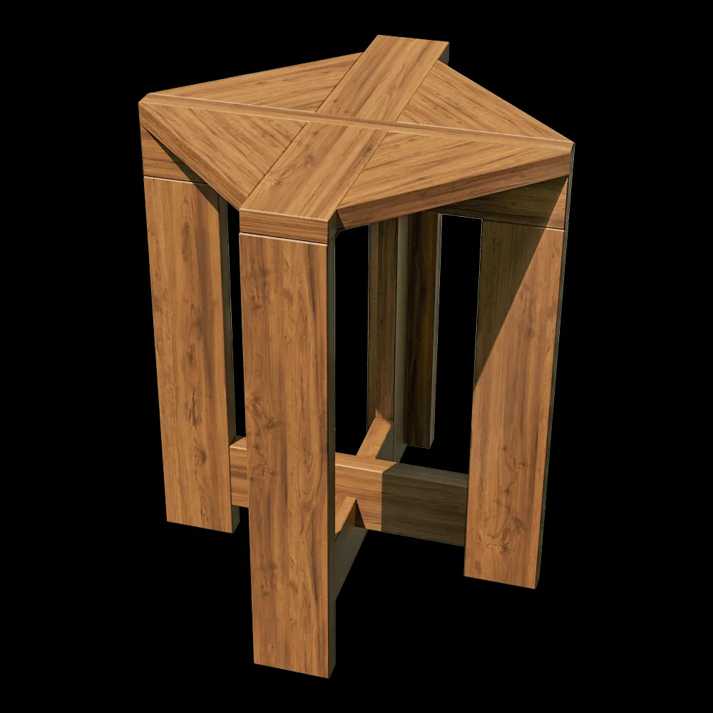 Monotropa – Stool Berber Single 3ds Max