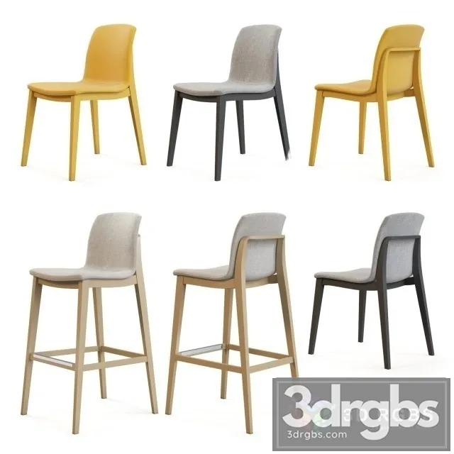 Montbel Chair Bar Stool 3dsmax Download