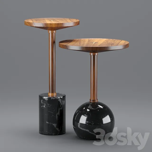 Monterrey Side Tables 3ds Max