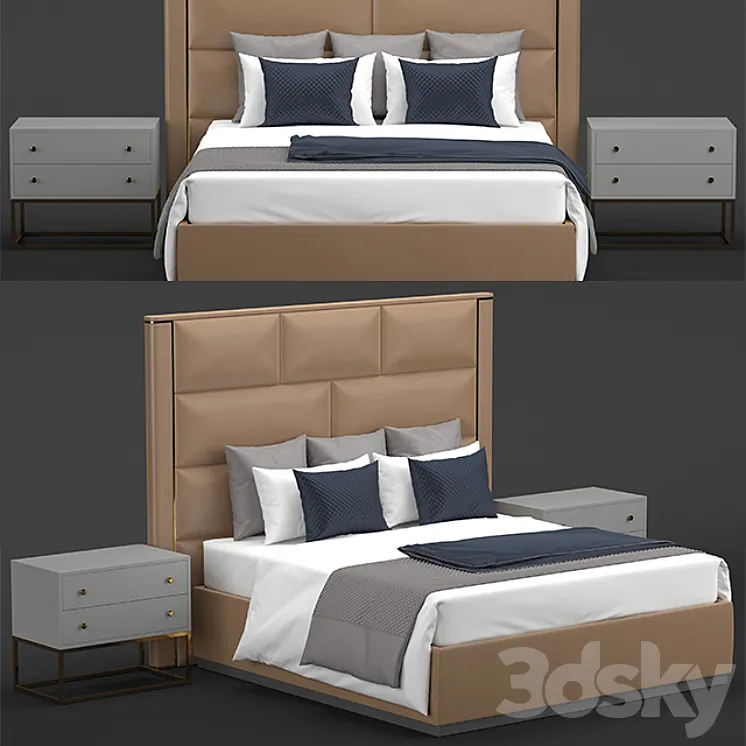 montgomery bed 3DS Max