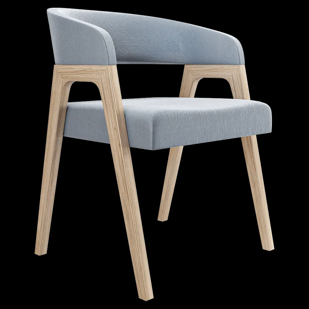 Montly – Armchair-chair LIA 3ds Max