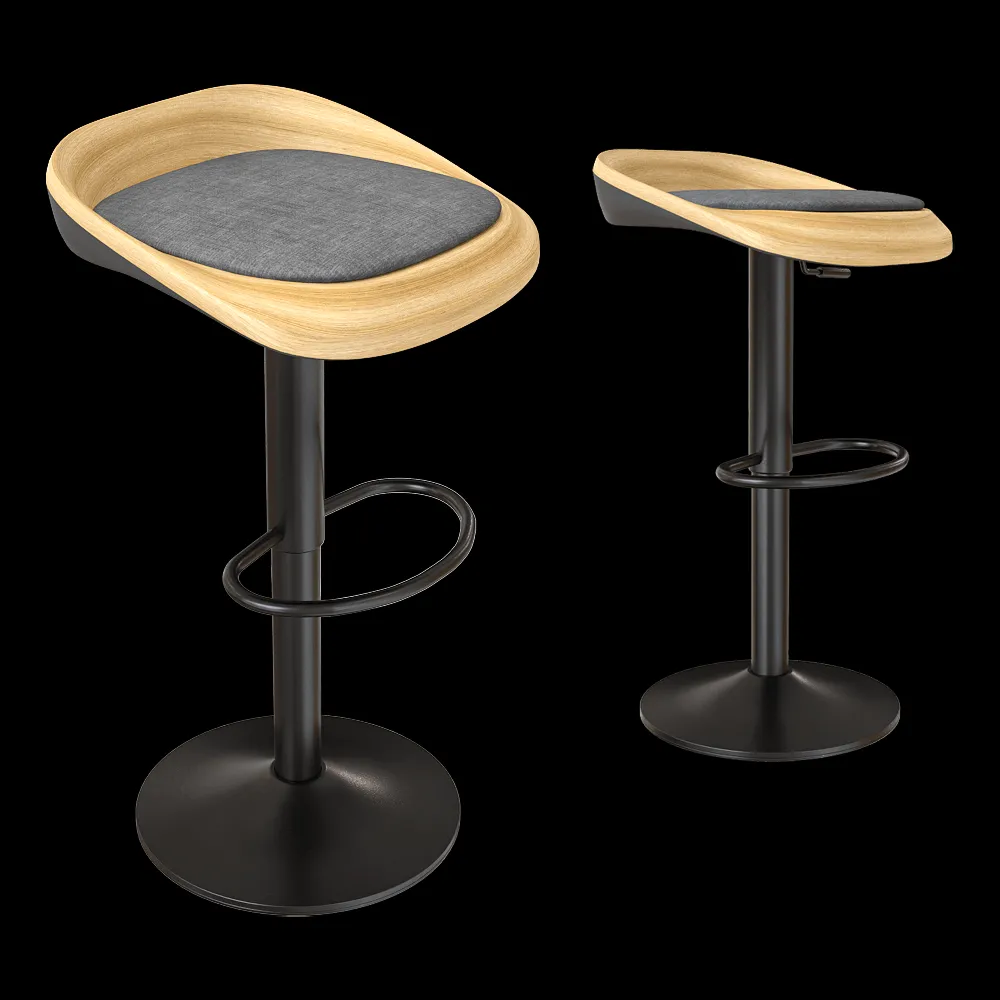 Montly – Bar stool LOU 3ds Max