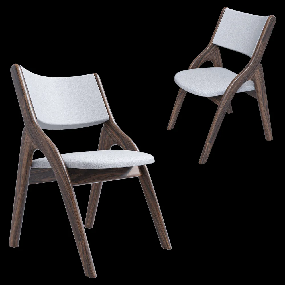 Montly – Kitchen chair LEO 3ds Max