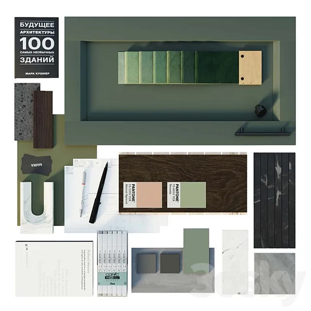 Moodboard #2 3DS Max Model