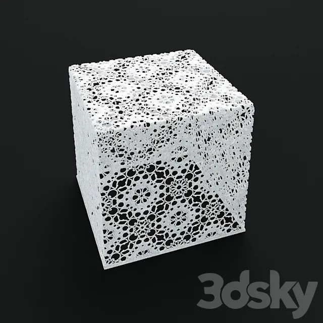 Mooi _ Crochet table 3ds Max