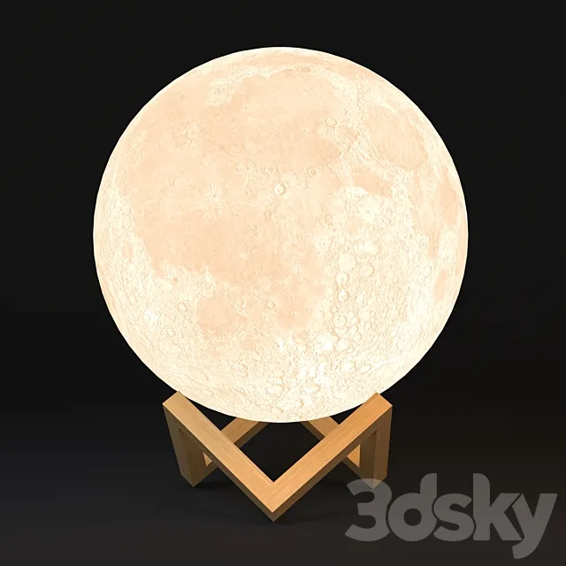 Moon lamp 3DSMax File