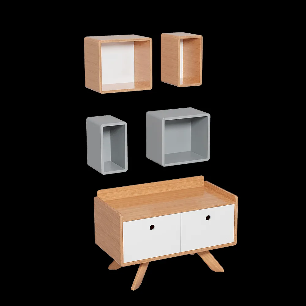 Moonk – Markes chest of drawers and shelves 3ds Max