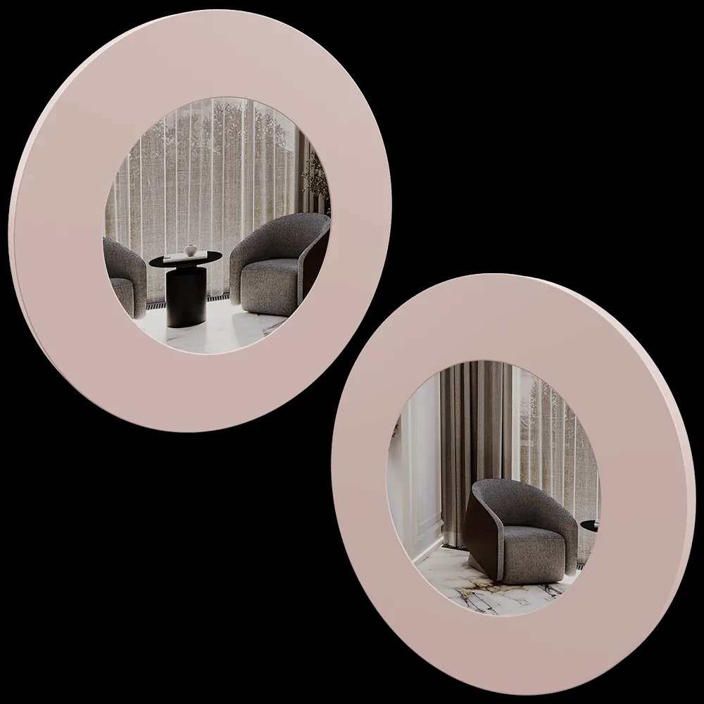 Moonk – Mirror Miro round 3ds Max
