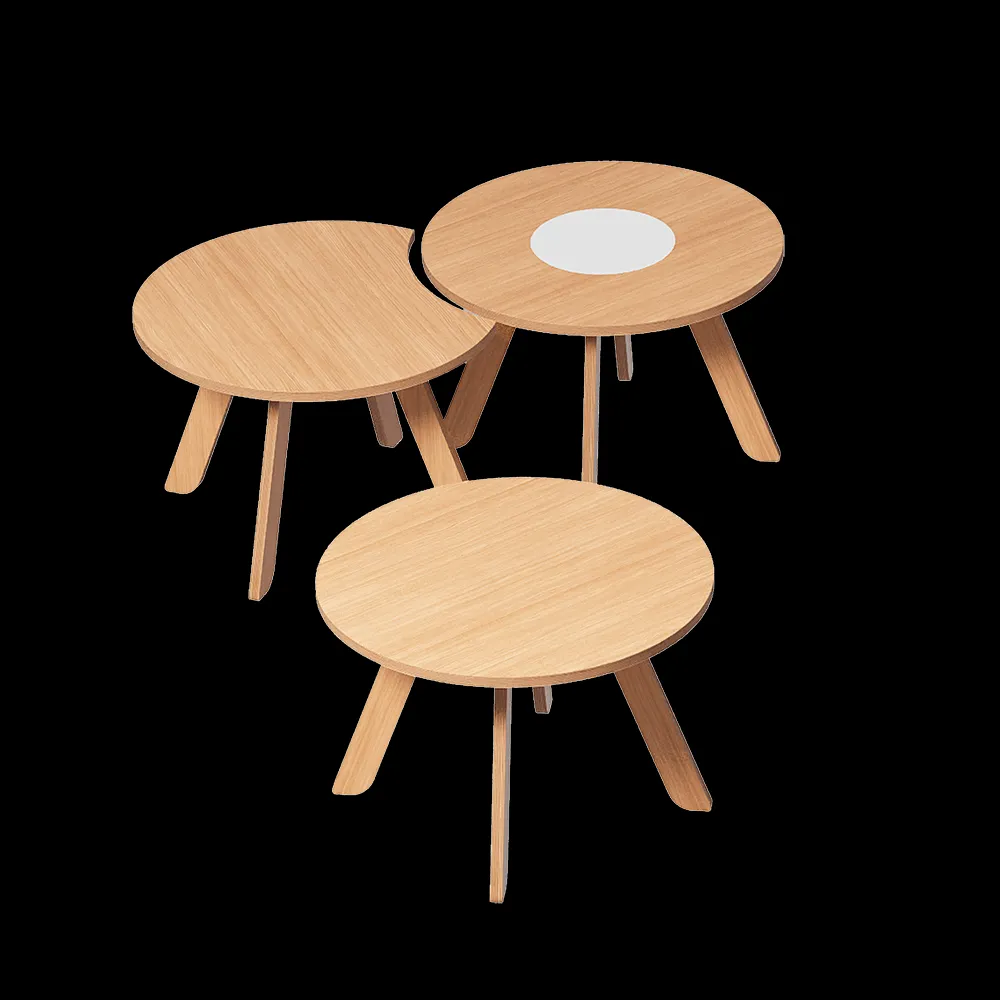 Moonk – Mobius tables sizes S and M 3ds Max