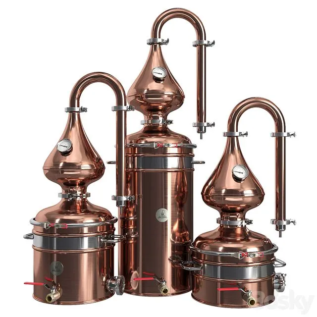 Moonshine still 3dsMax Model