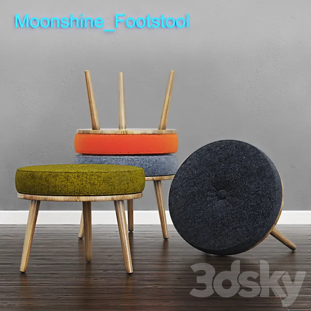 Moonshine_Footstool 3DS Max Model