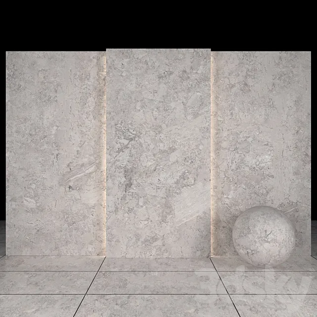 Moonstone gray marble 3ds Max