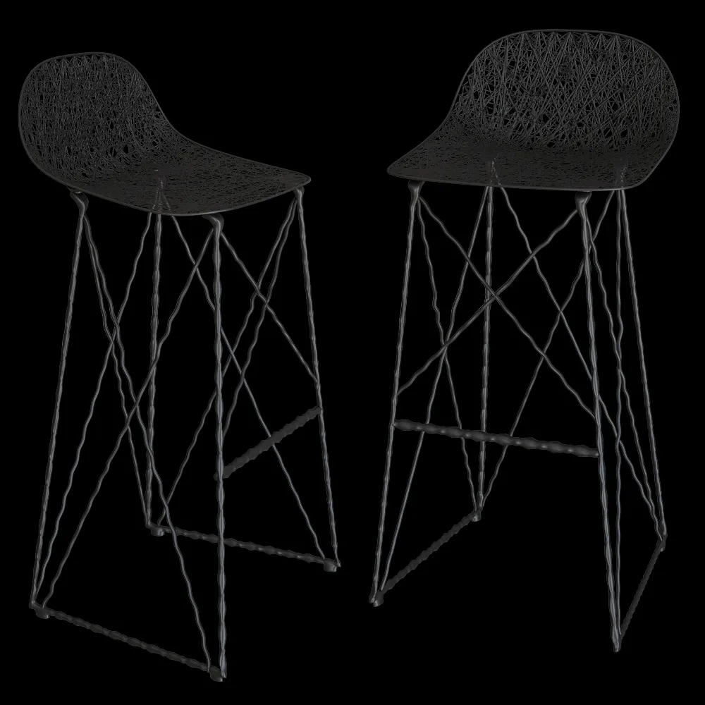 Moooi  – Bar Stool Carbon 3ds Max