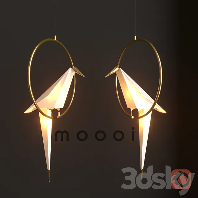 Moooi Bird Lights 2 3DS Max Model