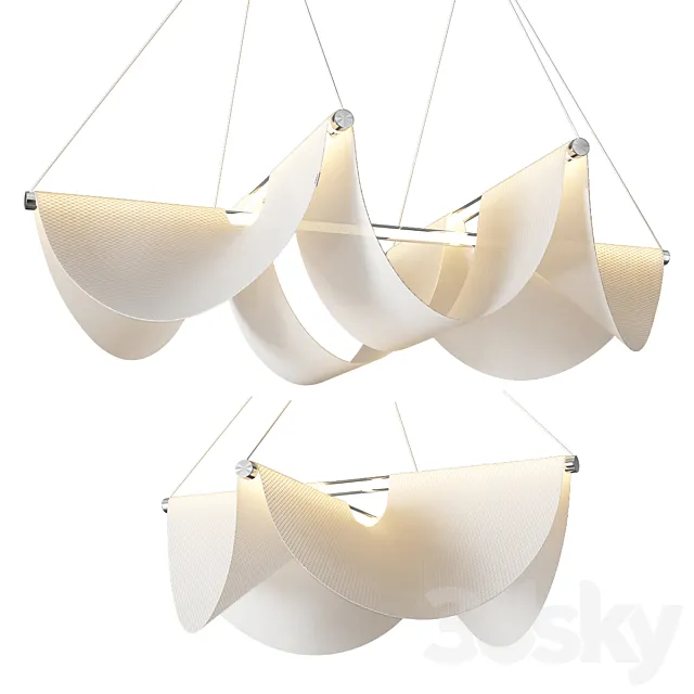 Moooi Drape Lights 3ds Max