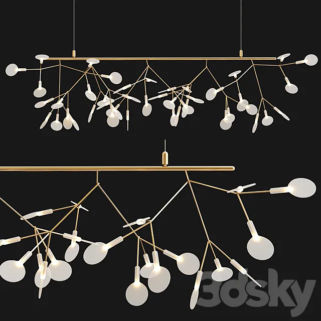 Moooi heracleum endless chandelier 3ds Max