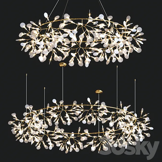 Moooi Heracleum – Small & Big 3ds Max