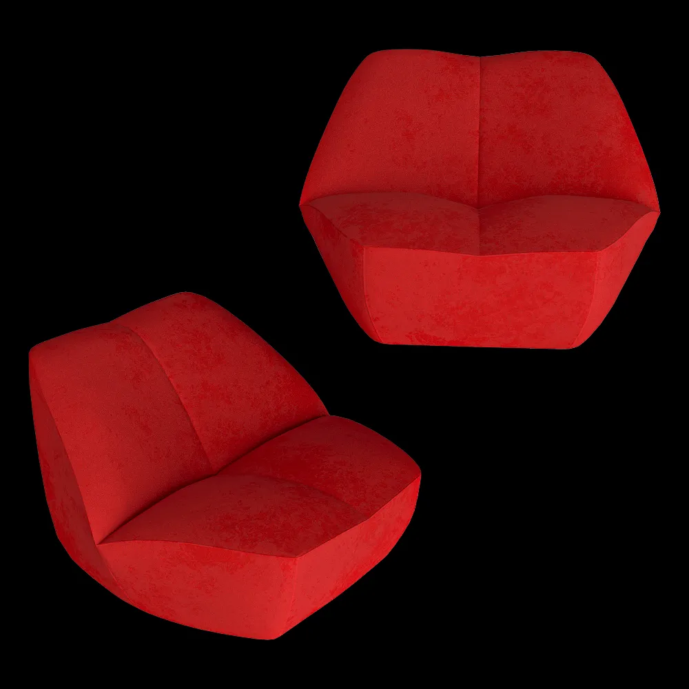 Moooi  – Lounge Chair Kisss 3ds Max