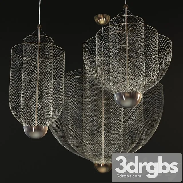 Moooi meshmatics chandeliers by rick tegelaar 3dsmax Download