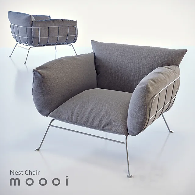 Moooi Nest Chair 3DS Max Model