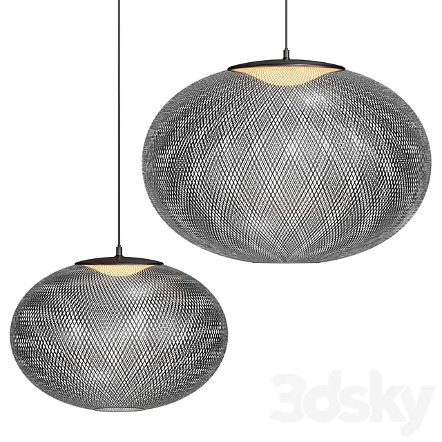 Moooi NR2 pendant light 3ds Max