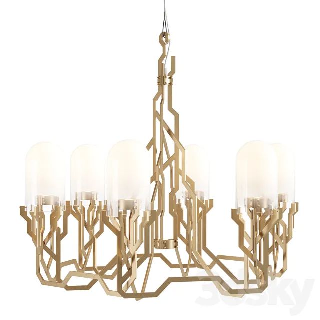 Moooi plant chandelier 3ds Max