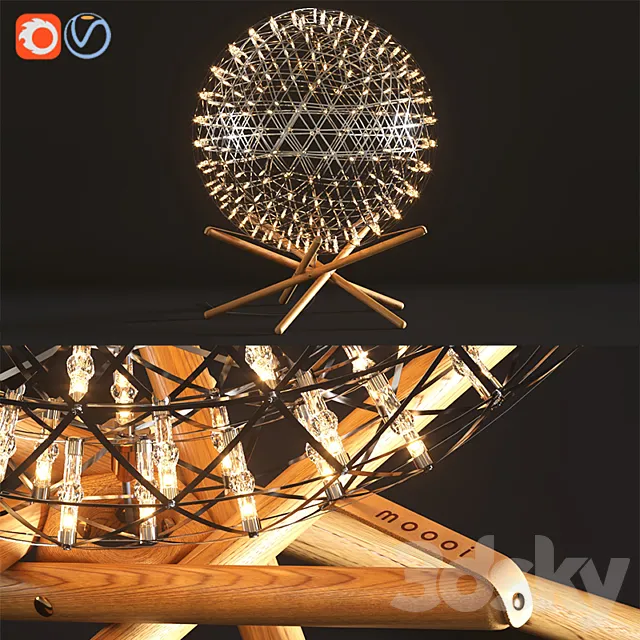 Moooi Raimond r89 Floor Lamp 3ds Max