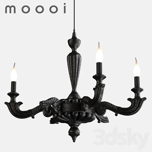 Moooi smoke chandelier 3ds Max