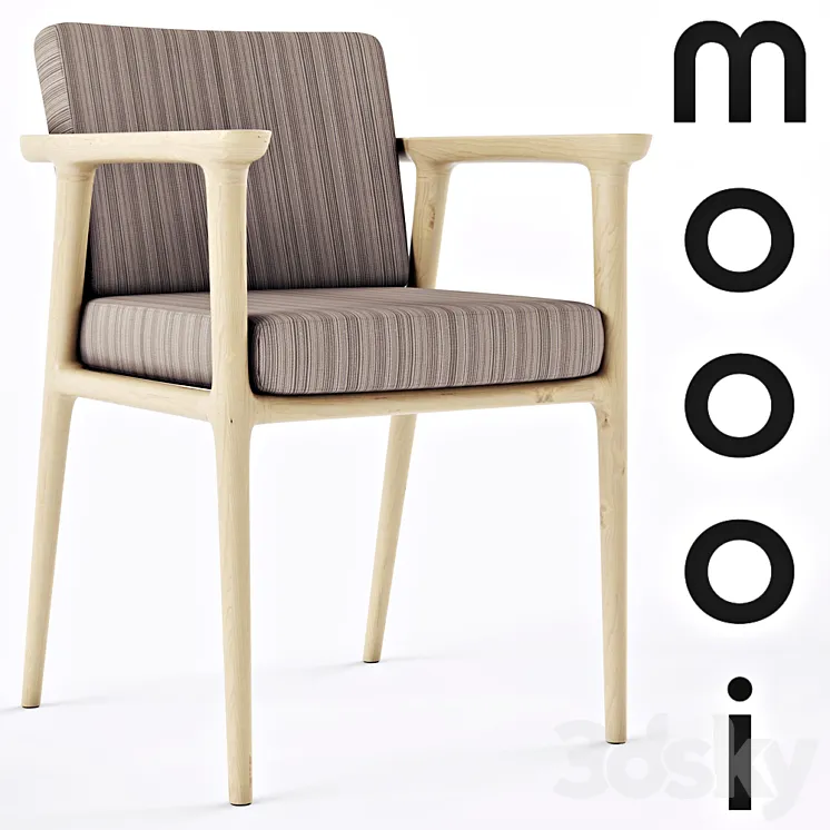 Moooi Zio Dining Chair 3DS Max