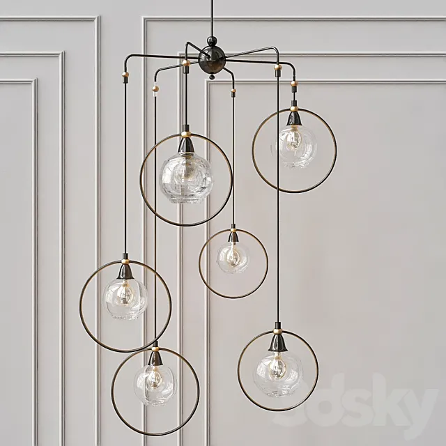 Moorsgate Multi Pendant 3ds Max