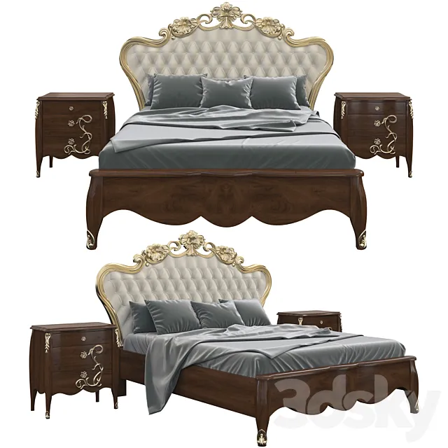 Morello Gianpaolo Bed 3DS Max Model