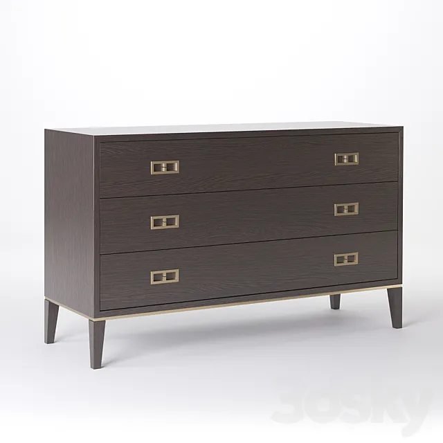 Morgan Chest of Drawers 3ds Max