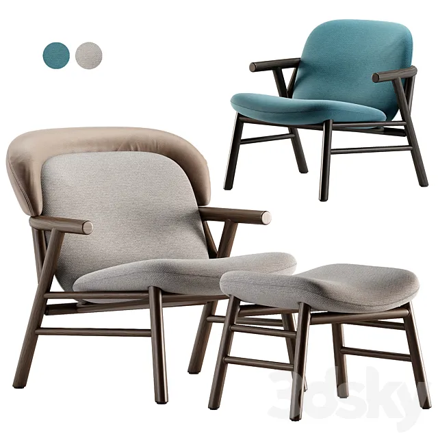 Morgana armchair by Bonaldo 3DSMax File