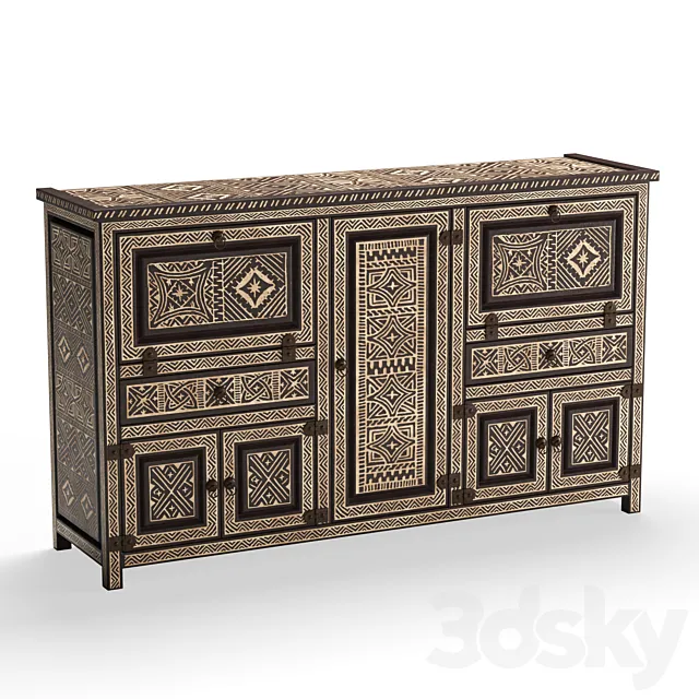 Moroccan console 3ds Max