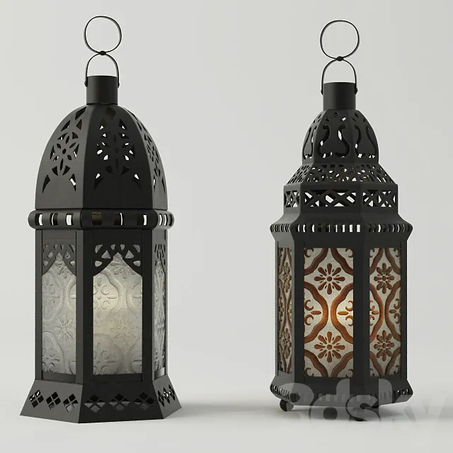 Moroccan Lanterns 3DS Max Model