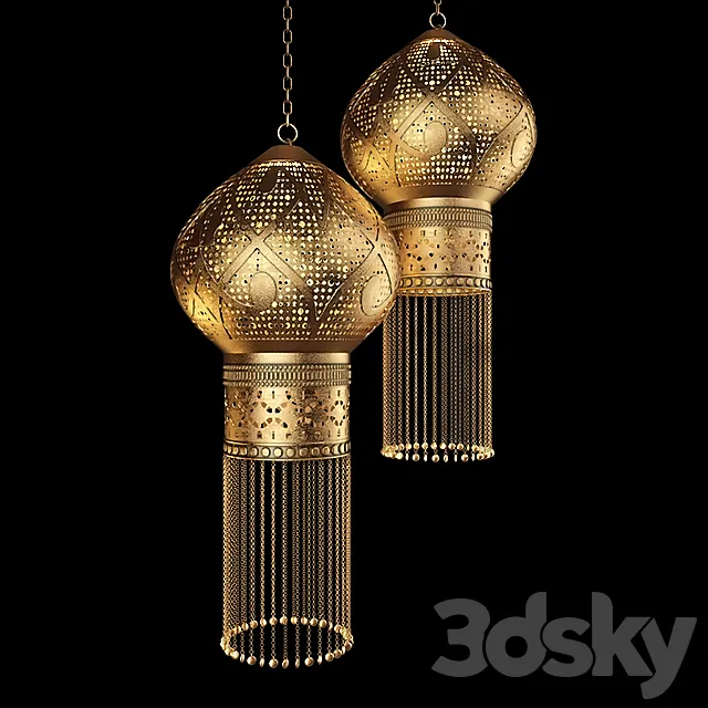 Moroccan light 3ds Max